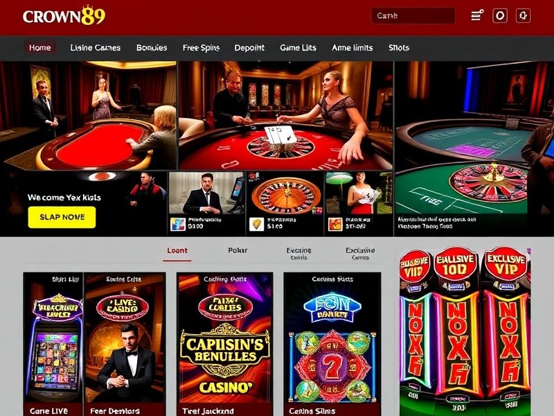 crown89.com is your premier destination for exciting online casino games and real money gambling. Experience trusted platforms, top payouts, and thrilling options from slots to roulette.
